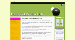 Desktop Screenshot of fraserparkbowlingclub.org.uk